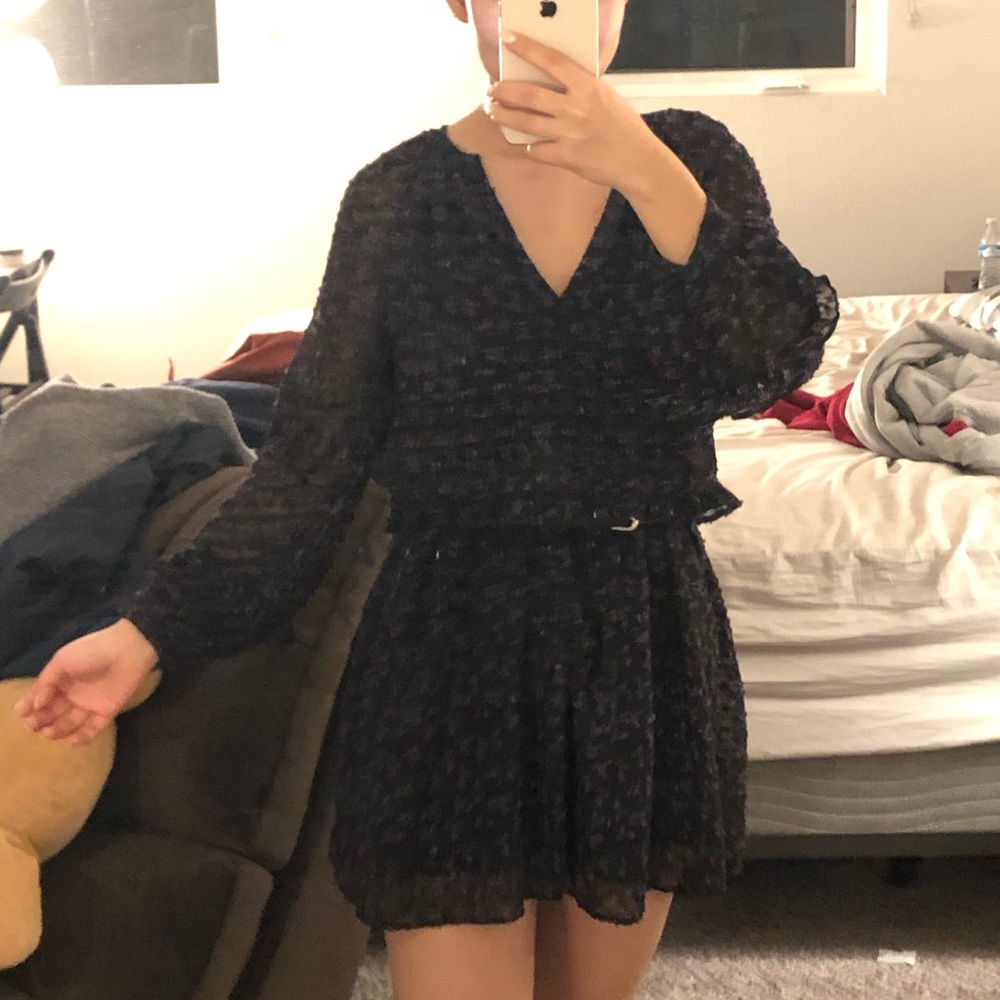 Zara flower print dress (new)